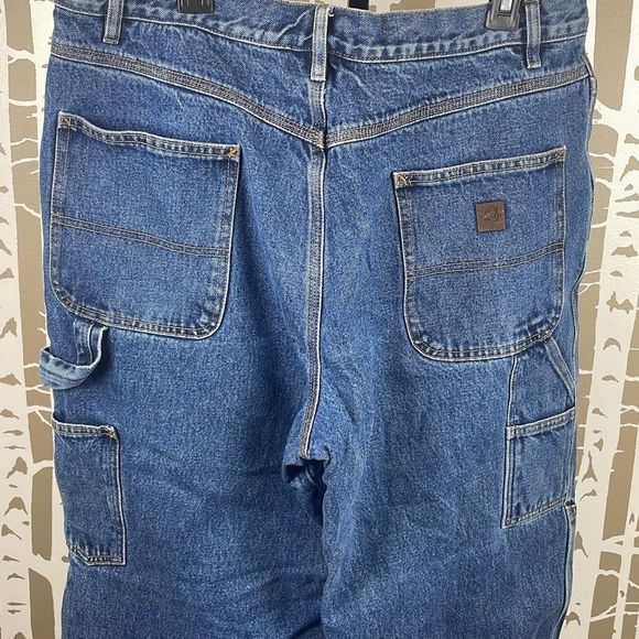Northeast Outfitters Workwear Mens Flannel Lined Carpenter Jeans sz W38 L30 - Picture 9 of 13